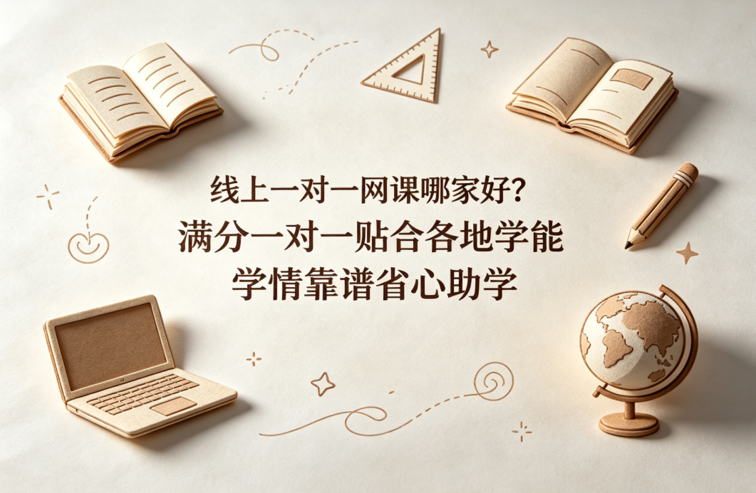 线上一对一网课哪家好？满分一对一贴合各地学情靠谱省心助学